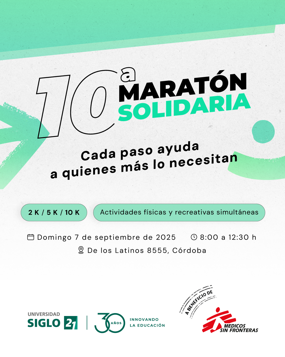 10° MARATON SOLIDARIA SIGLO 21