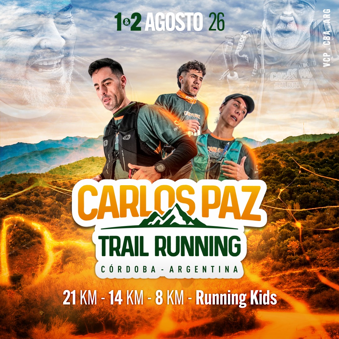 CARLOS PAZ TRAIL RUNNING 2026 - 21K - 14K - 8K - Running Kids 